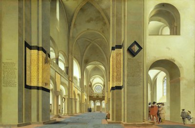 Interno della Marienkirche a Utrecht, 1638 da Pieter Janszoon Saenredam